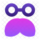 Mustache Beard Man Icon