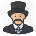 Mustache Man Icon