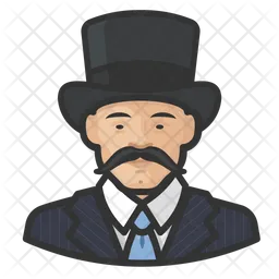 Mustache Man  Icon