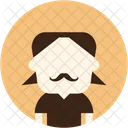 Mustache Man Avatar Icon