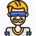 Mustache Man  Icon