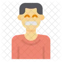 Mustache Man  Icon