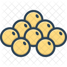 Mustard Seed Icon - Download in Colored Outline Style