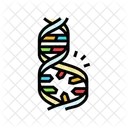 Mutated Dna Genetic Icon