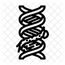 Mutated Dna Genetic Icon