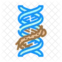 Mutated Dna Genetic Icon