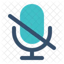 Silent Mute Microphone Icon