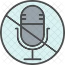 Mute Stop Mic Sound Icon