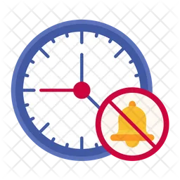 Mute alarm clock  Icon