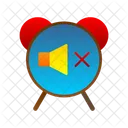 Mute Alarm Clock  Icon