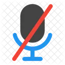 Mute Silent Mic Icon