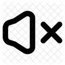 Mute Ui Video Player Icon