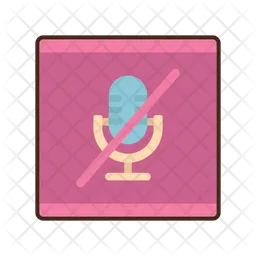 Mute Microphone  Icon