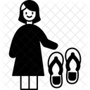 Mamas Hausschuhe  Symbol