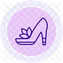 Moms Schuhe Liniensymbol Icon