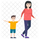 Mutter Sohn Mutterschaft Mutter Sohn Symbol