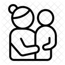 Mutter und Kind  Symbol