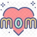 Herz Liebe Mama Icon