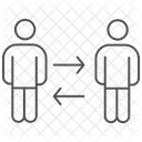 Mutual Cooperation Thinline Icon アイコン
