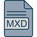 Mxd Arquivo Formato Ícone