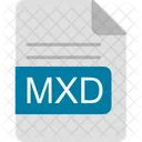 Mxd Arquivo Formato Ícone