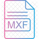 Mxf Arquivo Formato Ícone