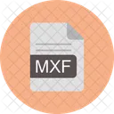 Mxf Arquivo Formato Ícone