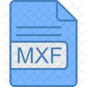 Mxf Arquivo Formato Ícone
