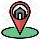 My Home Address Land Icon