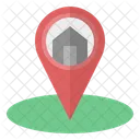 My Home Address Land Icon