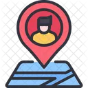 My Location Pin Location Icon