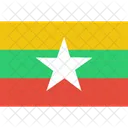 Myanmar Birmania Birmano Icono