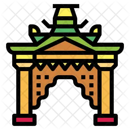 Myanmar Gate  Icon