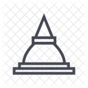 Myanmar Buddhistisches Wahrzeichen Thailandisch Symbol