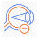 Soins Oculaires Myopie Oeil Icône