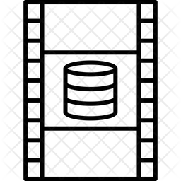 Mysql Icon - Download in Line Style