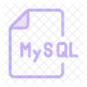 Mysql Coding Files Icon