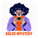 Mystery Solve Gamepad Gaming Character Icon