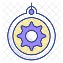 Mystic Amulet Magic Circle Magic Jewel Icon