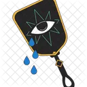 Mystical mirror with crying evil eye  아이콘