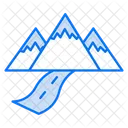 Mystische Berge  Symbol