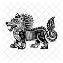 Mythologisches Tier Monster Kreatur Symbol