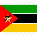 Mz Mozambique Flags Iso Icon