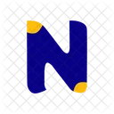 N Alphabet Letter アイコン