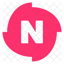 N Alphabet Letter Icon