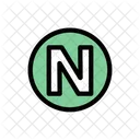 N Alphabet Lettre Icon