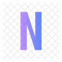 N Alphabet Letter Icon