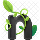 N Alphabet Letter Icon