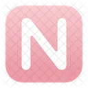 N Alphabet  Icon