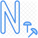 N Buchstabe  Symbol